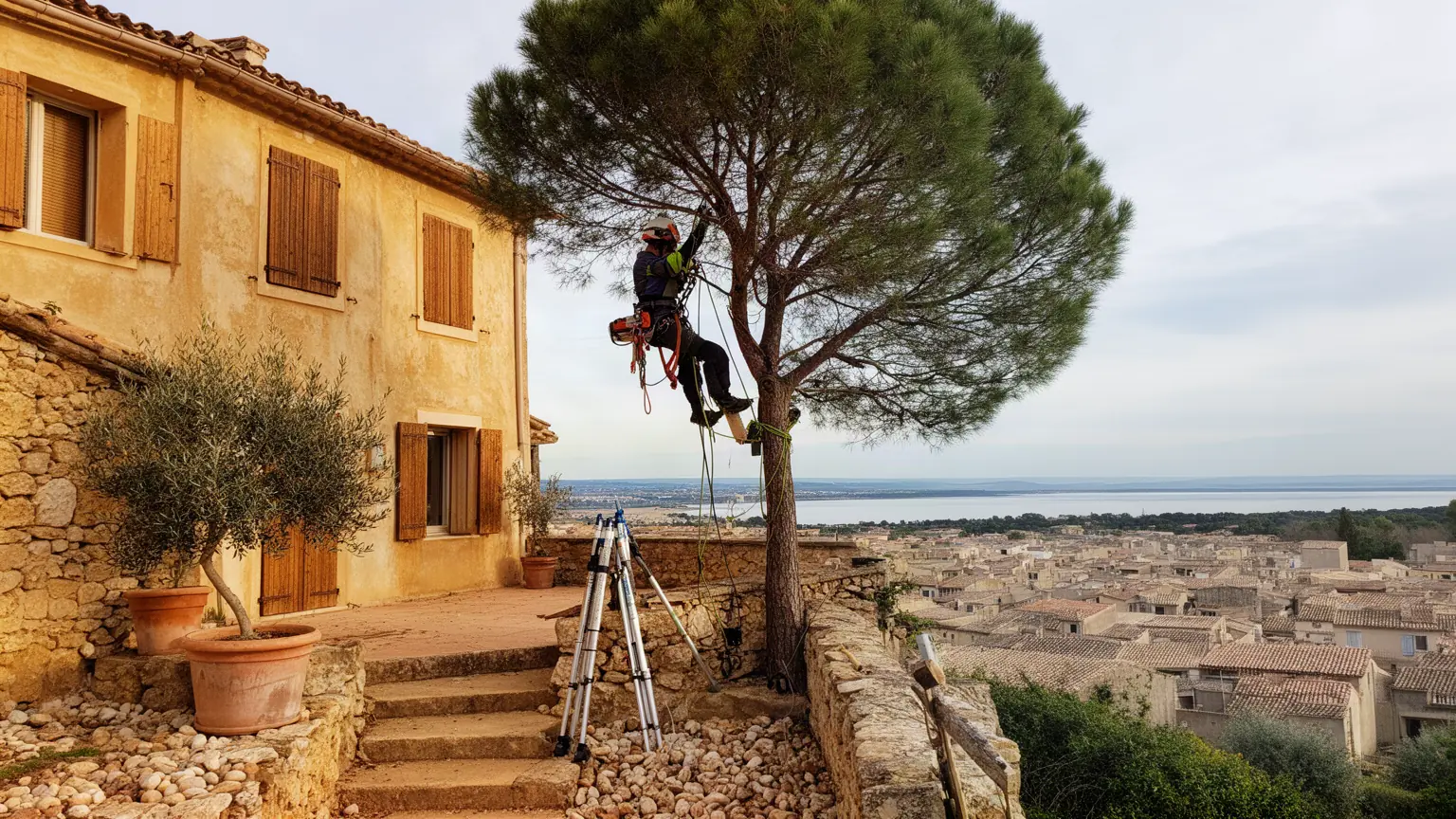 Élagueur à Saint-Chamas : intervention sur tout le village et ses coteaux